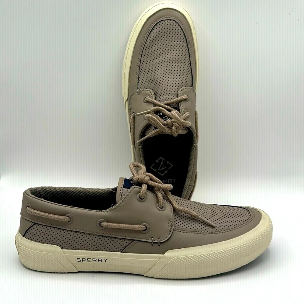 Sperry Mens Boat Shoes Soletide 2-Eye Seacycled Mens Size 8